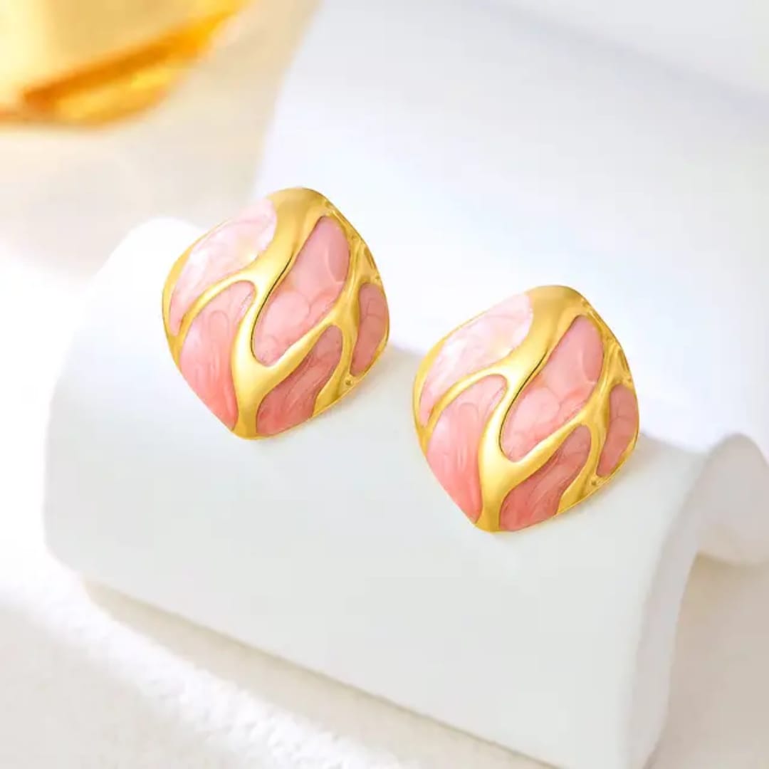 korean cute anti tarnish earring