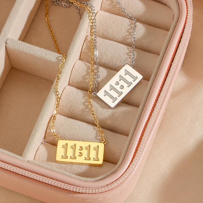Luck AntiTarnish Gold 11:11 Premium Necklace