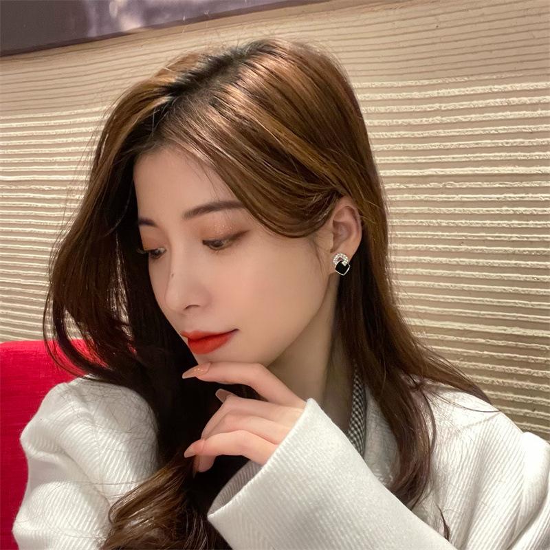 Korean Unique cute Zirconia Stone Stud Earring