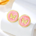 korean cute stylish anti tarnish earring