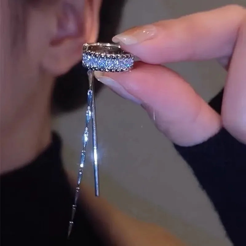45624 Korean Unique Luxury Silver Earring