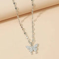 45804 Korean Silver Butterfly 🦋 Pendant