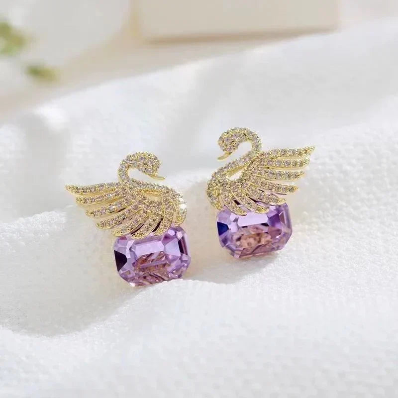 45207 cute Crystal earring