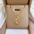 Korean moon Anti-Tarnish Pendant