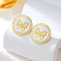 kirean white gold premium anti tarnish earring