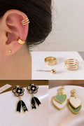 Trendy Korean Earrings Combo Of 2