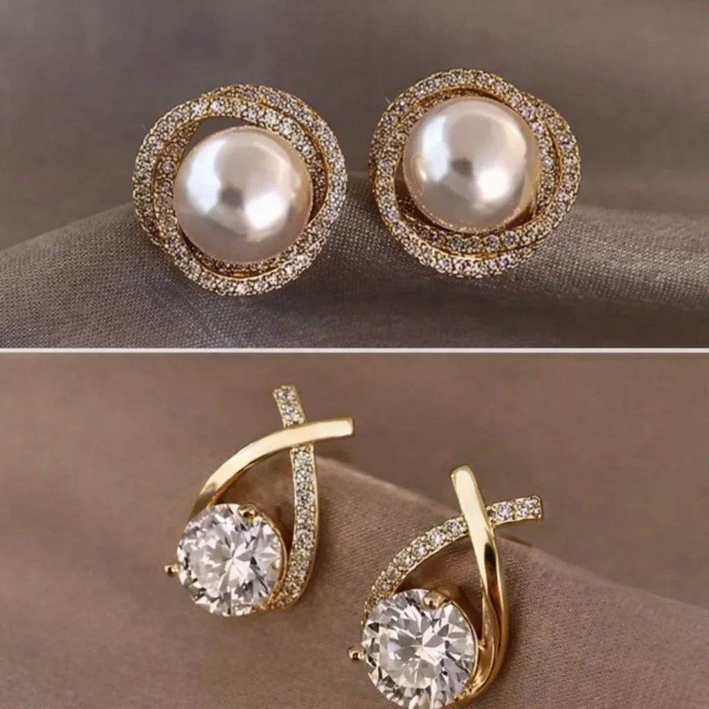 Korean earrings combo