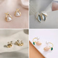 Combo Of 4 Korean Earring For Girls And Women